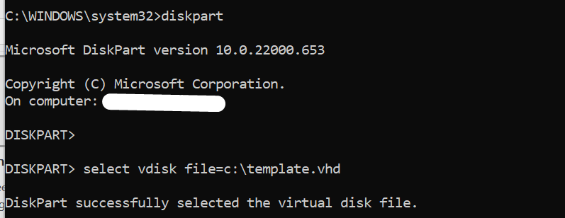 Creating a New App Volumes package template VHD with Higher Disk ...