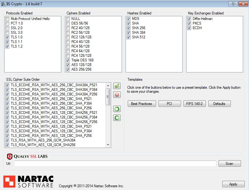 Troubleshooting SSL Protocols and Cipher Suites (2960967)