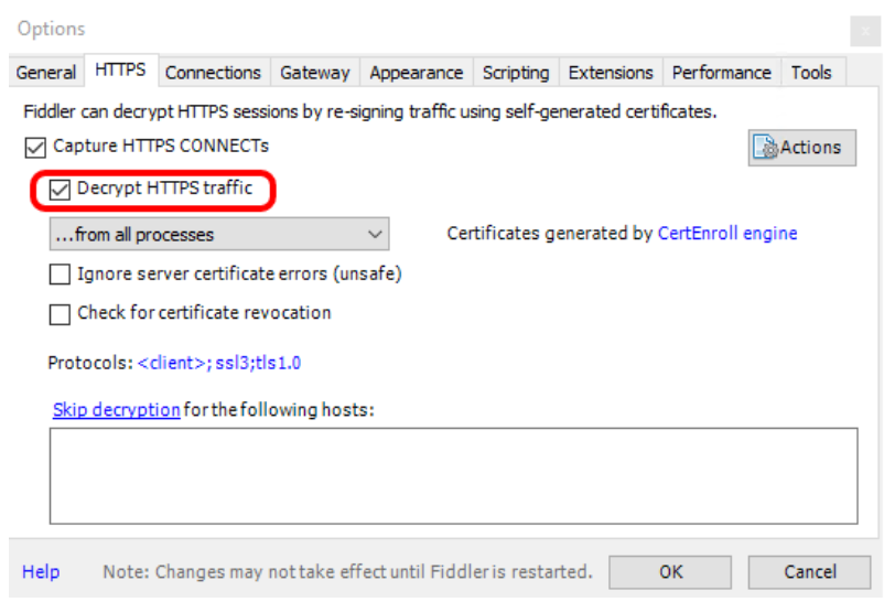 How to collect Fiddler Logs [Windows] (6000135)