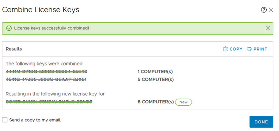 How to Divide or Combine License Keys in Customer Connect with ...