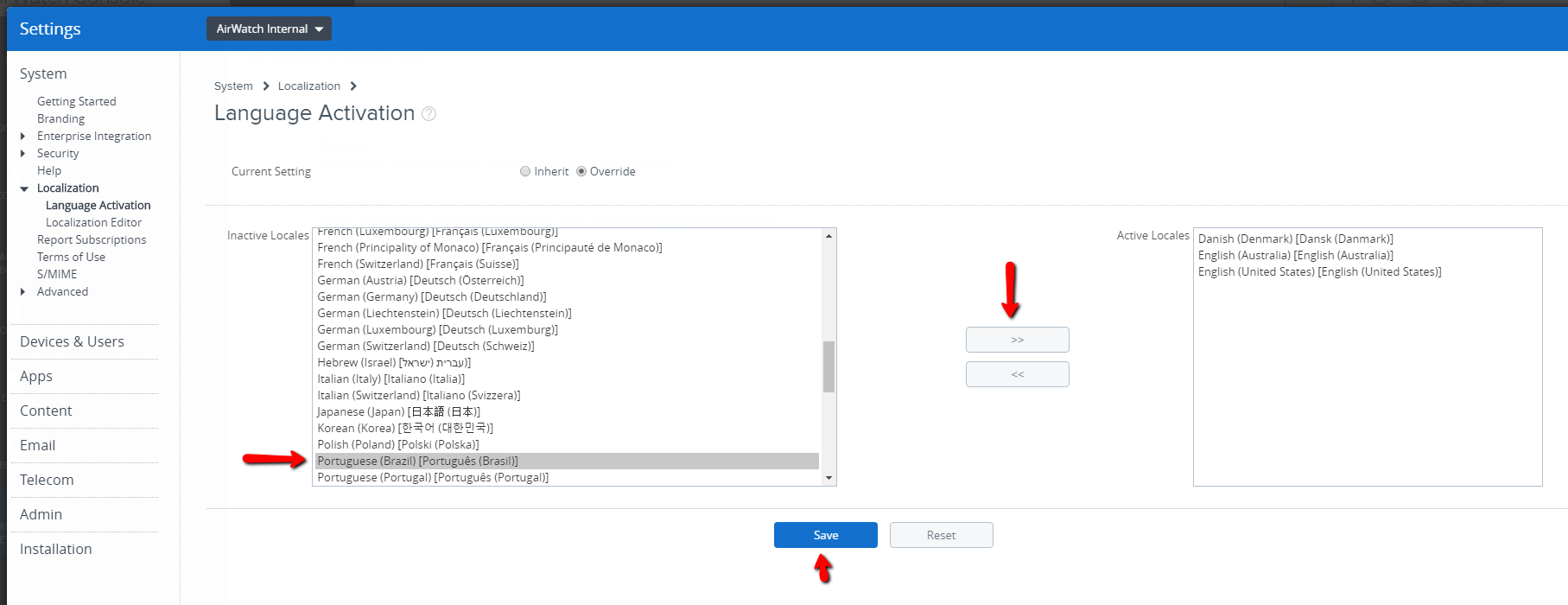 How to add new Languages to the Console (50120958)