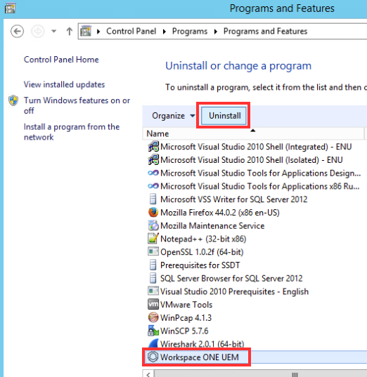 How to update the SQL account information for Workspace ONE UEM ...