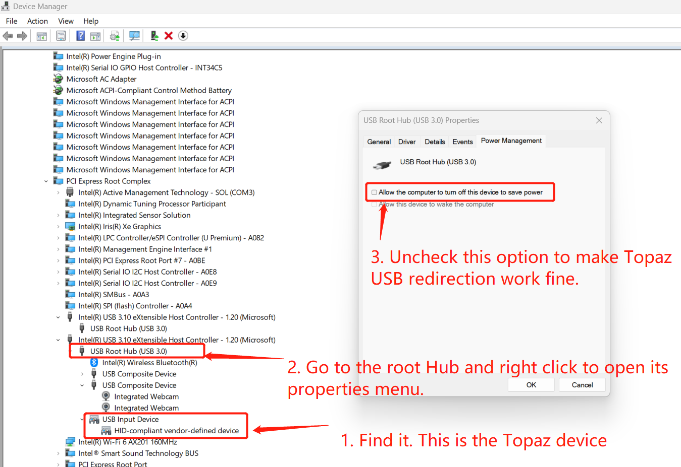 Horizon View USB redirection fails intermittently with a Topaz HSB ...