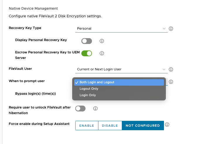(CRSVC-57581) FileVault Disk Encryption Pop Up for macOS Devices after ...
