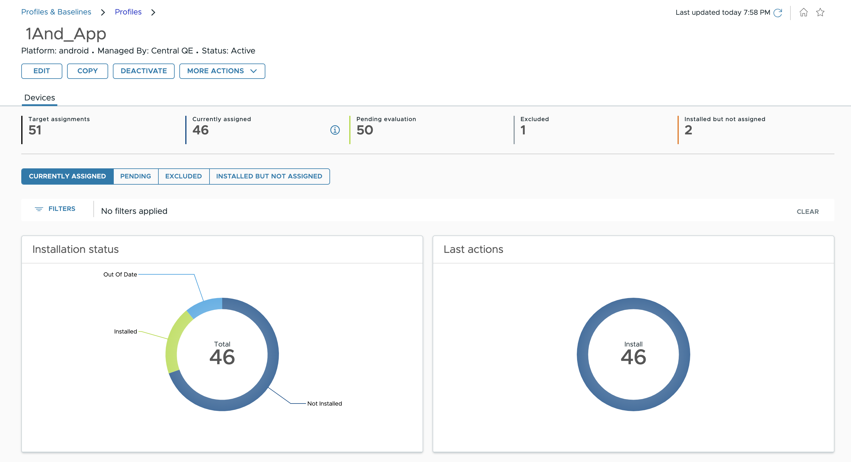 Deployment details now retained upon Assignment or Smart Group updates ...