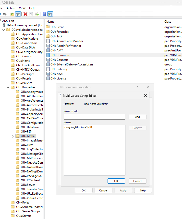 Connection Server Syslog messages gets truncated after 1195 characters ...